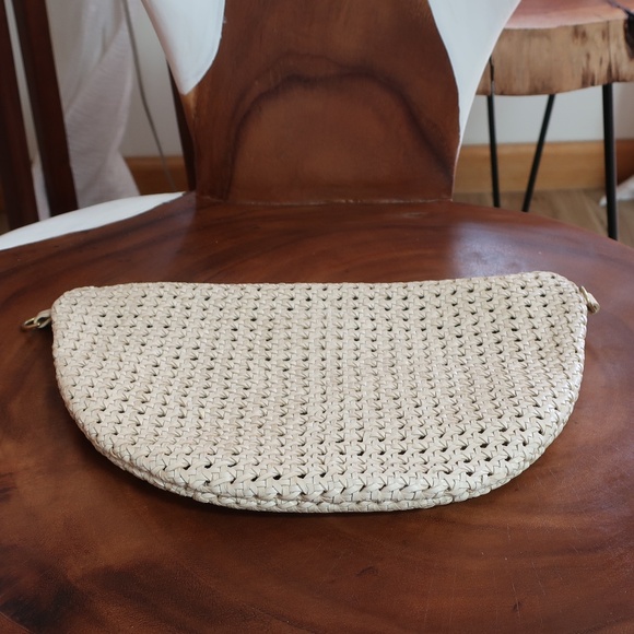 Clare V. Grande Fanny in Cream Rattan - Picture 11 of 14